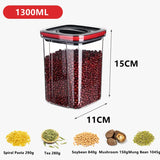 Rotating Cover Airtight Food Storage Jar