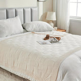 Nordic Grid Throw Blanket