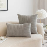 Striped Patchwork Cushion Covers