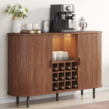 Multifunctional Bar Cabinet with Lights