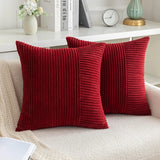 Striped Patchwork Cushion Covers