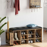 10 Cubbies Shoe Storage Bench