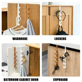 Behind-The-Door Hook Rack