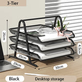 Tiered Mesh Desk Organizer