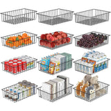 12 Pack Wire Storage Baskets