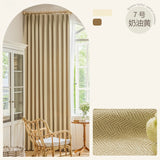 Thick Herringbone Chenille Drapes
