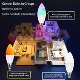 Smart Dimmable WiFi E14 RGB LED Bulb