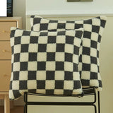 Checkered Throw Cushion Covers