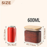 Rectangle Glass Storage Containers with Lids
