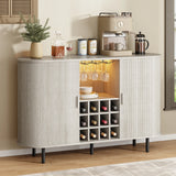 Multifunctional Bar Cabinet with Lights