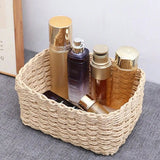 Natural Rattan Woven Organizer Basket