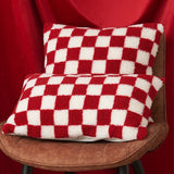 Checkered Throw Cushion Covers