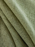 Matcha Green Cotton Linen Window Curtain