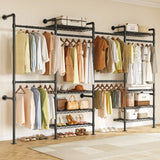 Expandable Industrial Pipe Closet Rack