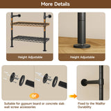 Expandable Industrial Pipe Closet Rack