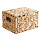 Natural Hyacinth Basket with Lid
