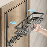 Over Door Metal Hook with Basket