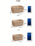 Natural Rattan Woven Organizer Basket