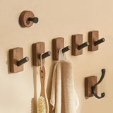 Walnut Sticky Coat & Towel Hook