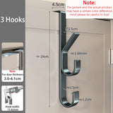 Dormitory Over Door Hanger Hooks