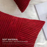 Striped Patchwork Cushion Covers