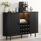 Multifunctional Bar Cabinet with Lights