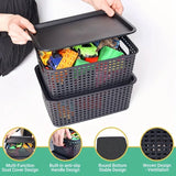 Plastic With/No Lid Storage Organizer Boxes