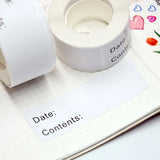Removable Food Storage Labels