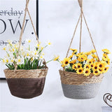 Woven Jute Hanging Plant Holder