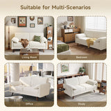 Deep Seat Chenille Loveseat Sofa