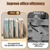 Steel Mesh Desktop File Organizer