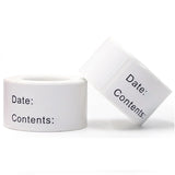 Removable Food Storage Labels