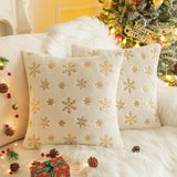 Snowflake Christmas Cushion Covers