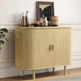 Sliding Door Console Sideboard Cabinet
