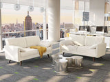 Deep Seat Chenille Loveseat Sofa