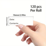 Removable Food Storage Labels