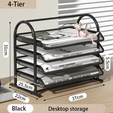 Tiered Mesh Desk Organizer