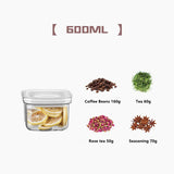 Rotating Cover Airtight Food Storage Jar