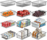 12 Pack Wire Storage Baskets