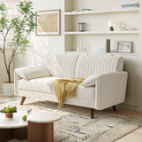 Deep Seat Chenille Loveseat Sofa