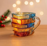 3D Painted Book Coffee Mug