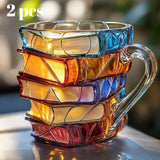 3D Painted Book Coffee Mug