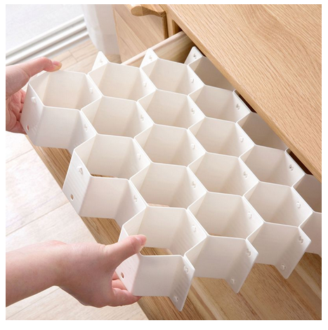 Honeycomb Customisable Drawer Organizer - Style Degree