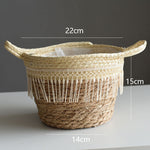 Seagrass Wicker Plant Basket