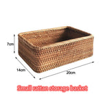Woven Rattan Storage Basket