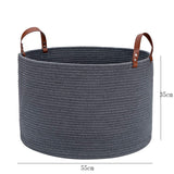 Large Rope Blanket Storage Basket