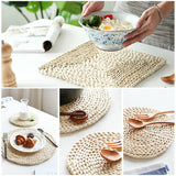 WOVEN NATURAL DINING TABLE MAT