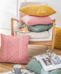 KNITTED CUSHION COVER