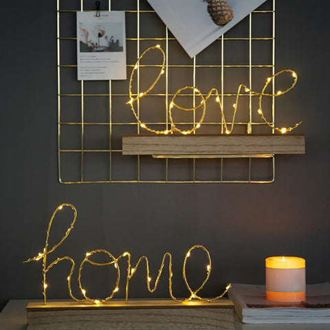 LOVE & HOME LED SIGN
