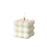 Cube Soy Wax White Candle